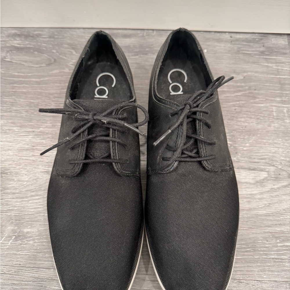 Calvin Klein Men's Black Oxfords
